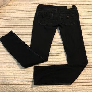 Peoples Liberation Star Pocket Black Skinny Jeans
